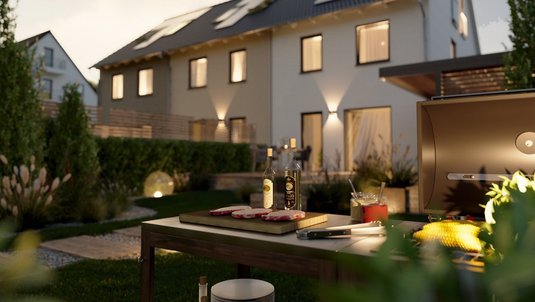 Reihenhaus Neubau mit Garten und Grillbereich als attraktives Wohnumfeld für langfristig stabile Vermietung